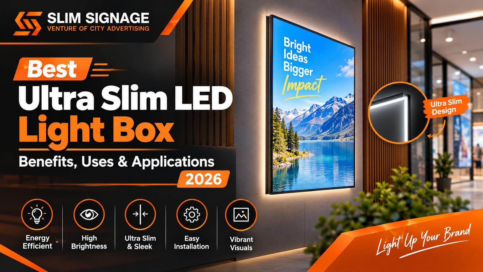 Best Ultra Slim LED Light Box Benefits, Uses & Applications 2026