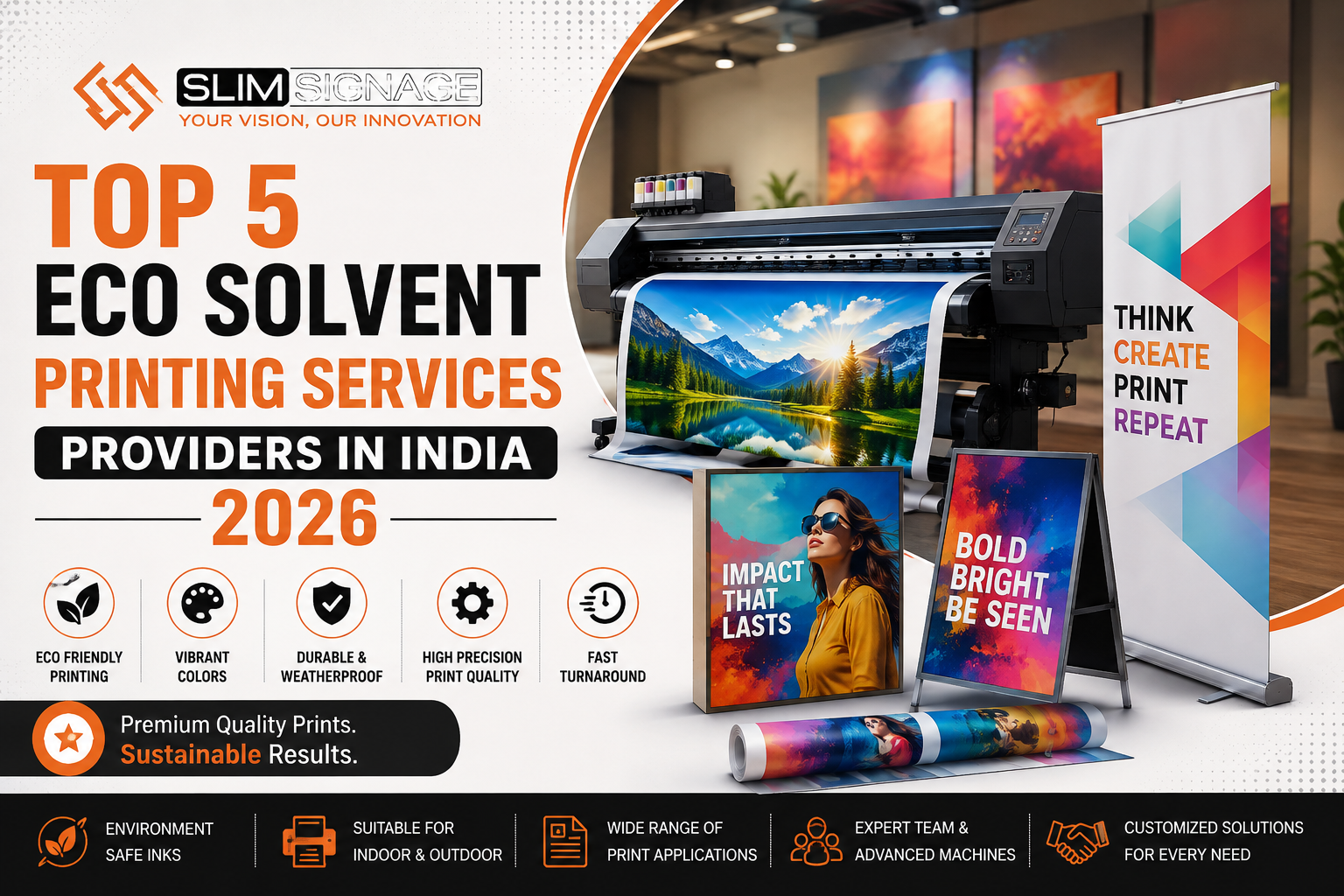 Top 5 Eco Solvent Printing Services Providers in India 2026