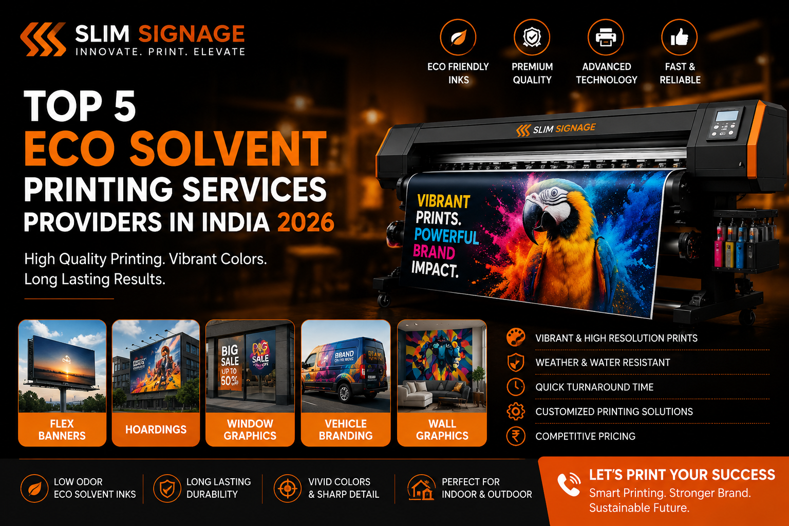 Top 5 Eco Solvent Printing Services Providers in India 2026