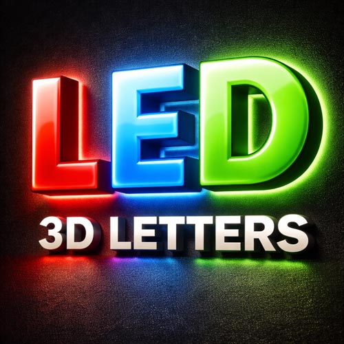Led 3D Letter