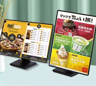 Ultra Slim Fast Food Light Box Table Menu Poster Services