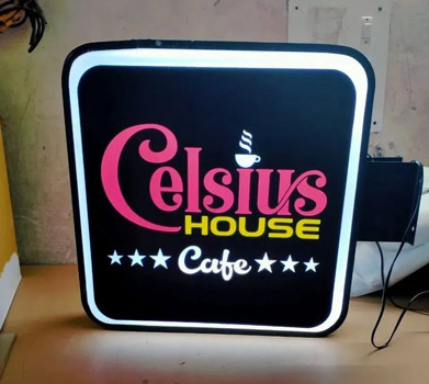 Square Lollipop Flange Display Services