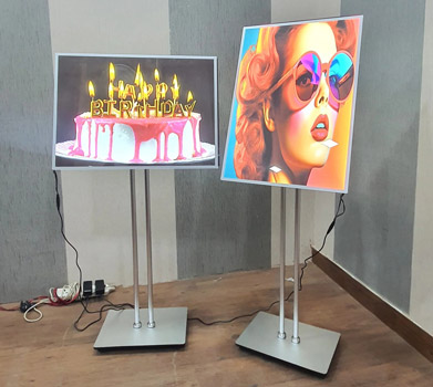 A2 Ultra Slim Signage with Stand