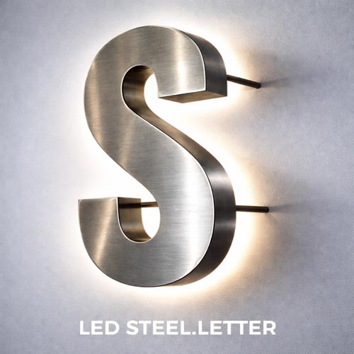 Led Steel Letter