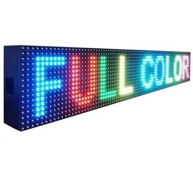 Running display sign board