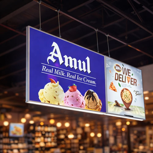 Roof Hanging Ultra Slim Signage