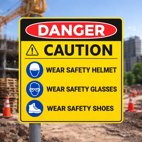 Safety Name Plate Signage