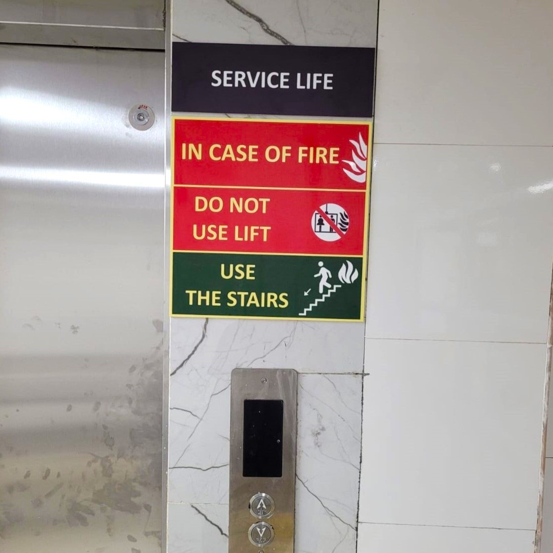 Safety Name Plate Signage
